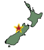 Map showing earthquake location. Map showing earthquake location.