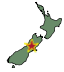 Map showing earthquake location. Map showing earthquake location.
