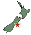 Map showing earthquake location. Map showing earthquake location.